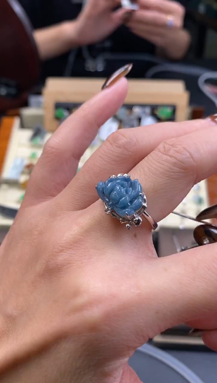 颈饰银S925镶嵌翡翠19551