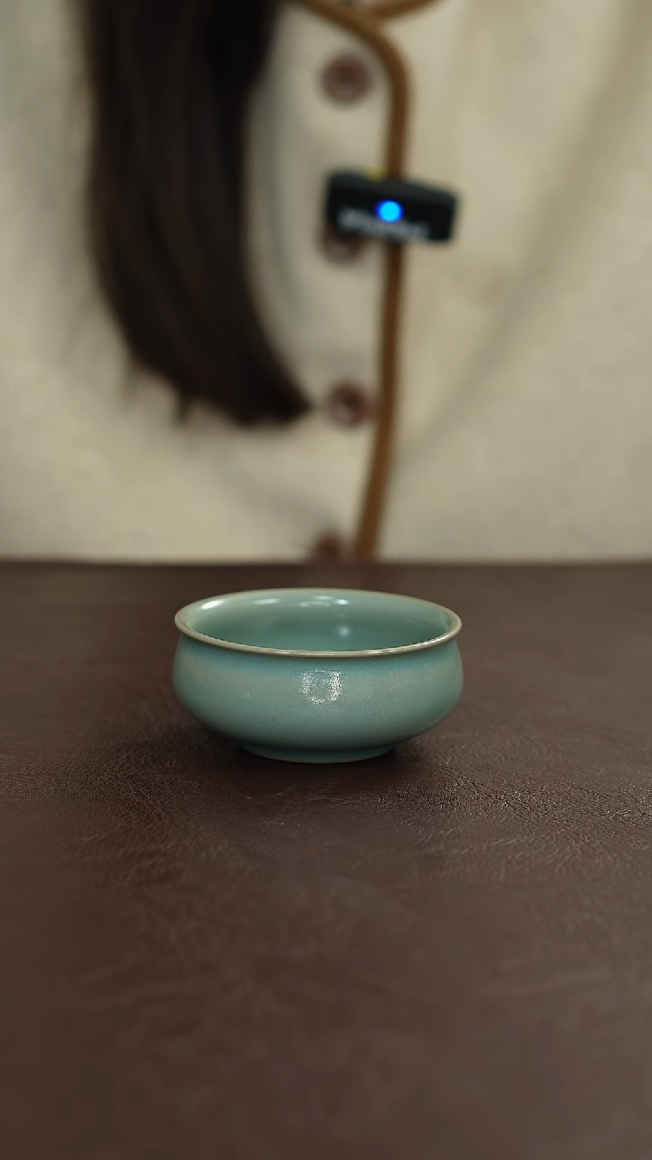 摆件陶原矿原釉汝宋汝瓷