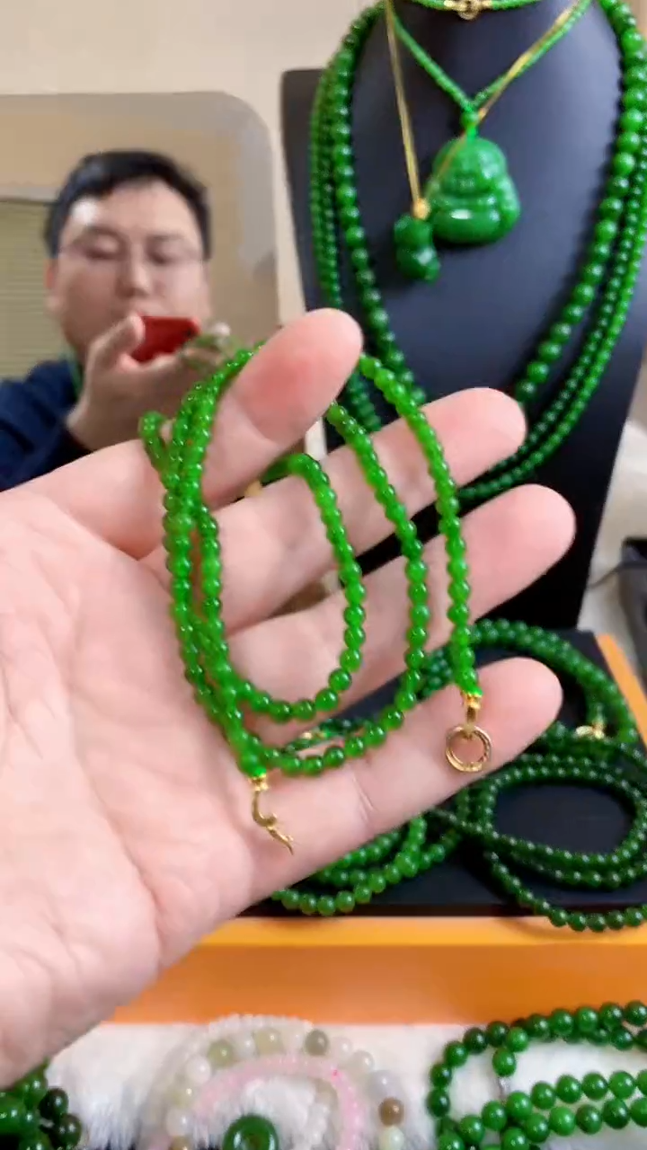 【闪购商品】和田玉（碧玉）项链未镶嵌4