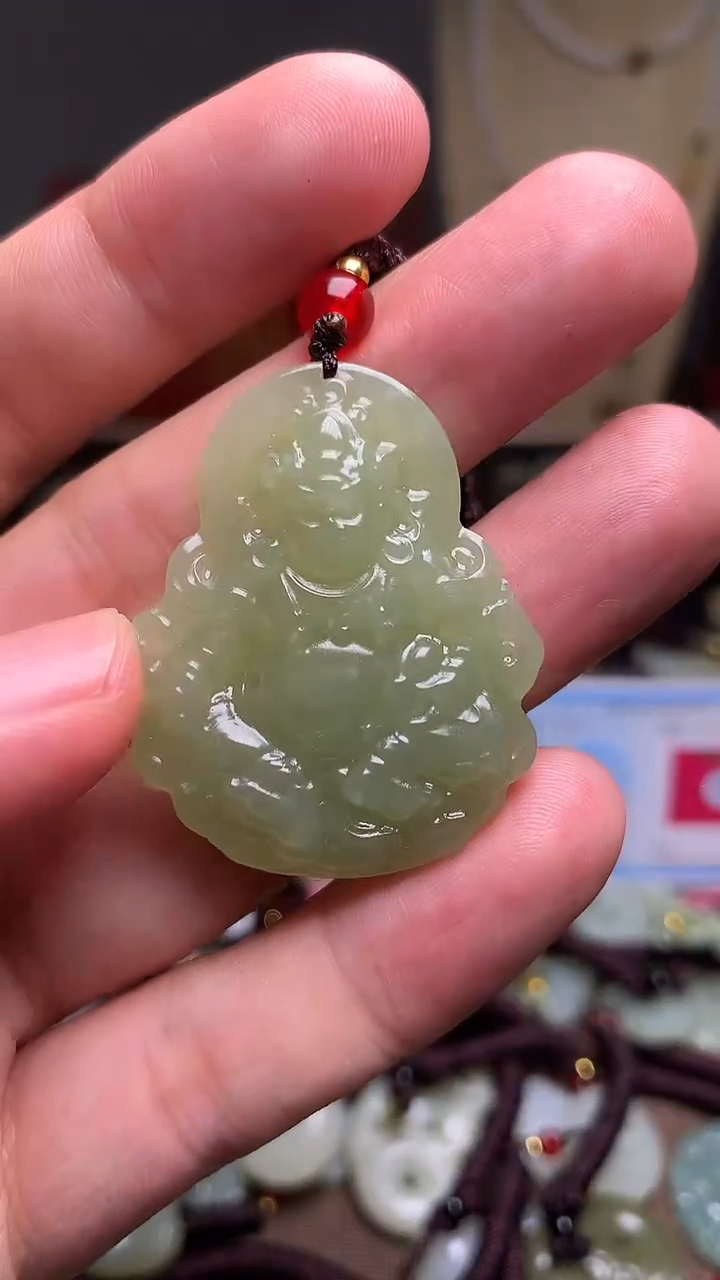 颈饰未镶嵌和田玉新疆料青海料清水和田玉吊坠