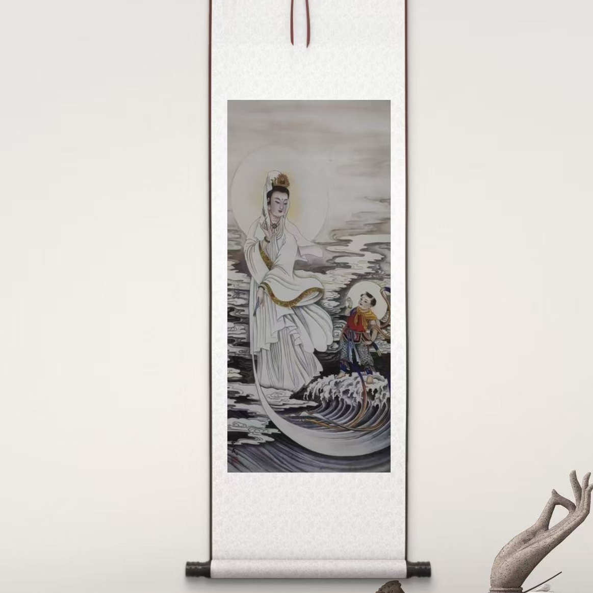 墨润臻选/橱窗展示/装饰卷轴/菩萨11