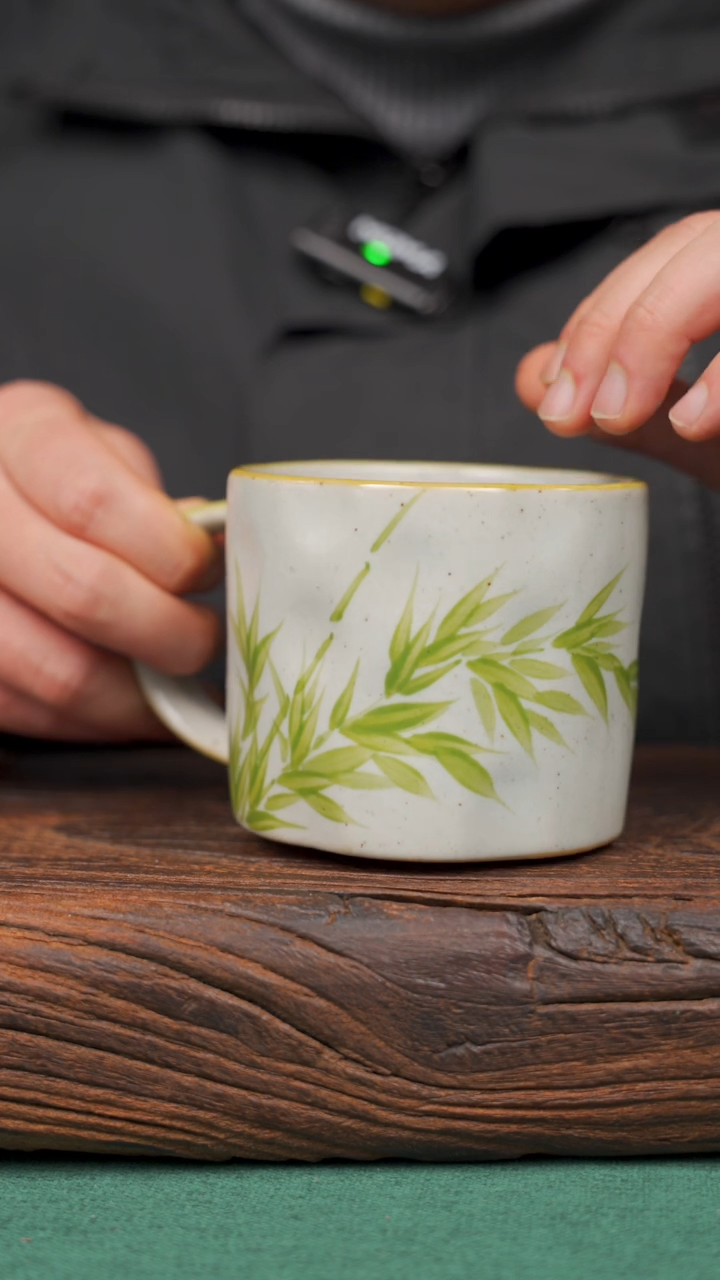 【闪购商品】瓷片61寻一缕瓷香杯釉下手工手绘瓷器