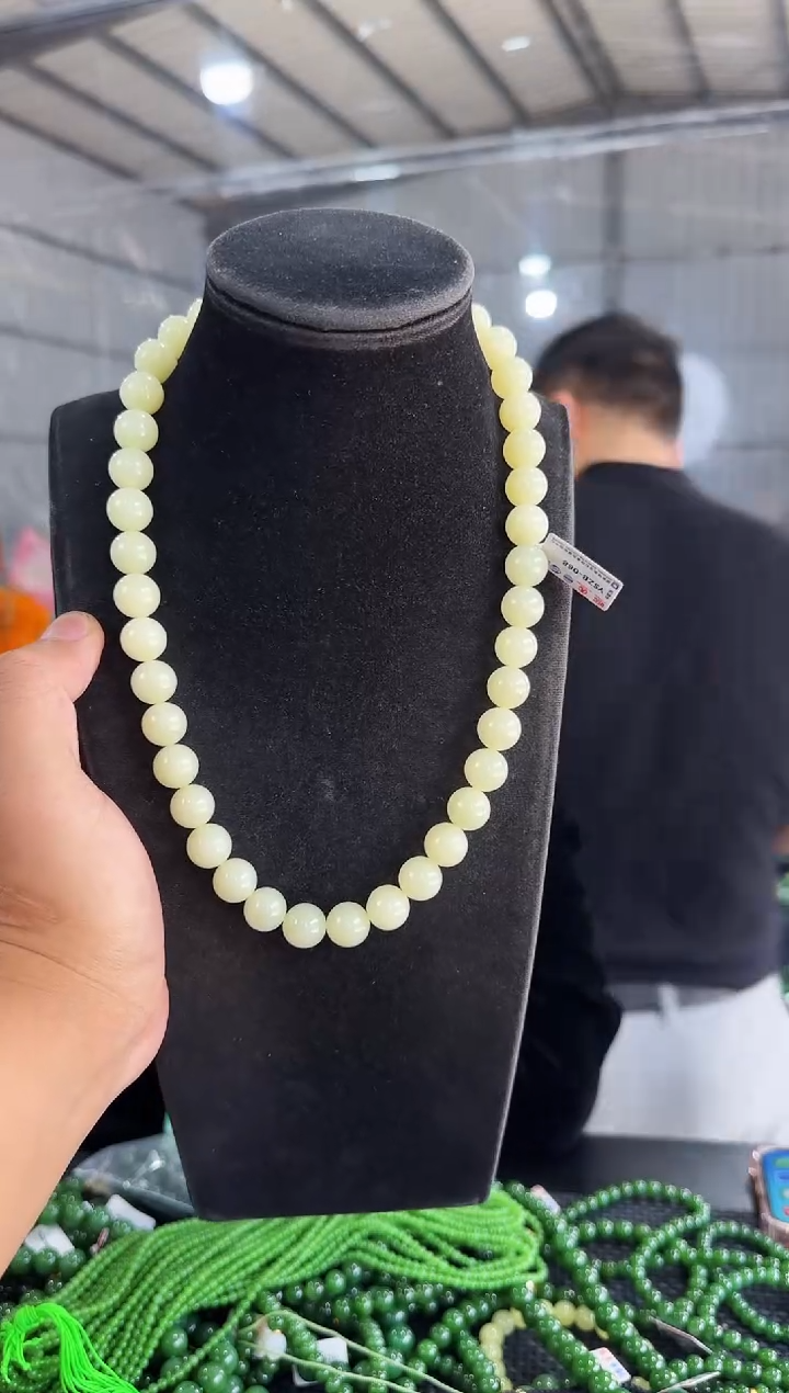 【闪购商品】和田玉项链未镶嵌12左右妈妈链