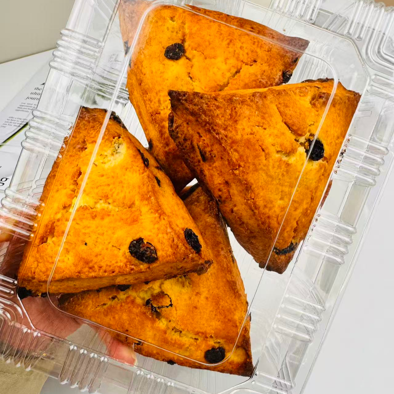 零卡糖葡萄干蔓越莓司康