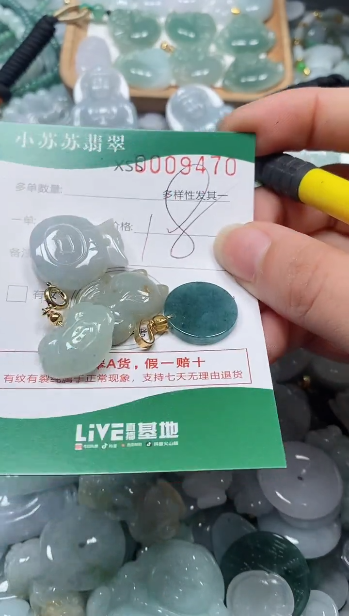 【闪购商品】翡翠颈饰未镶嵌闪购商品0009470