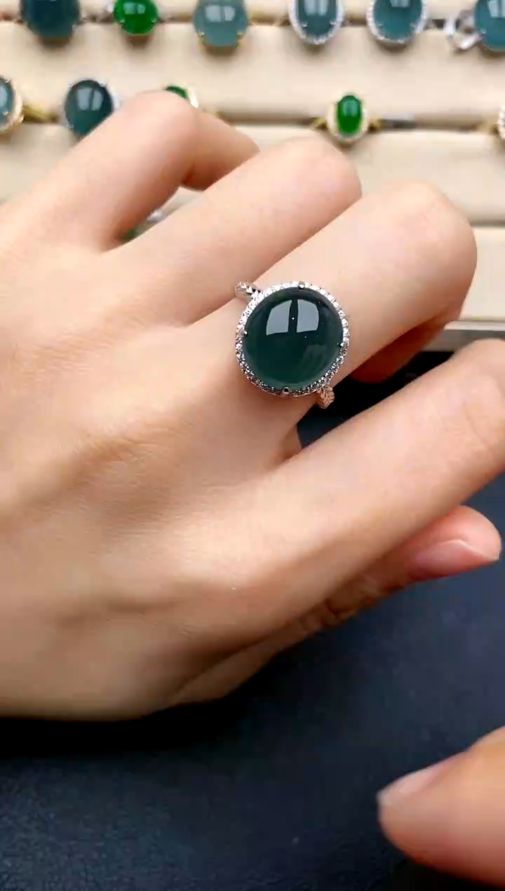 【闪购商品】翡翠戒指银S925镶嵌.....