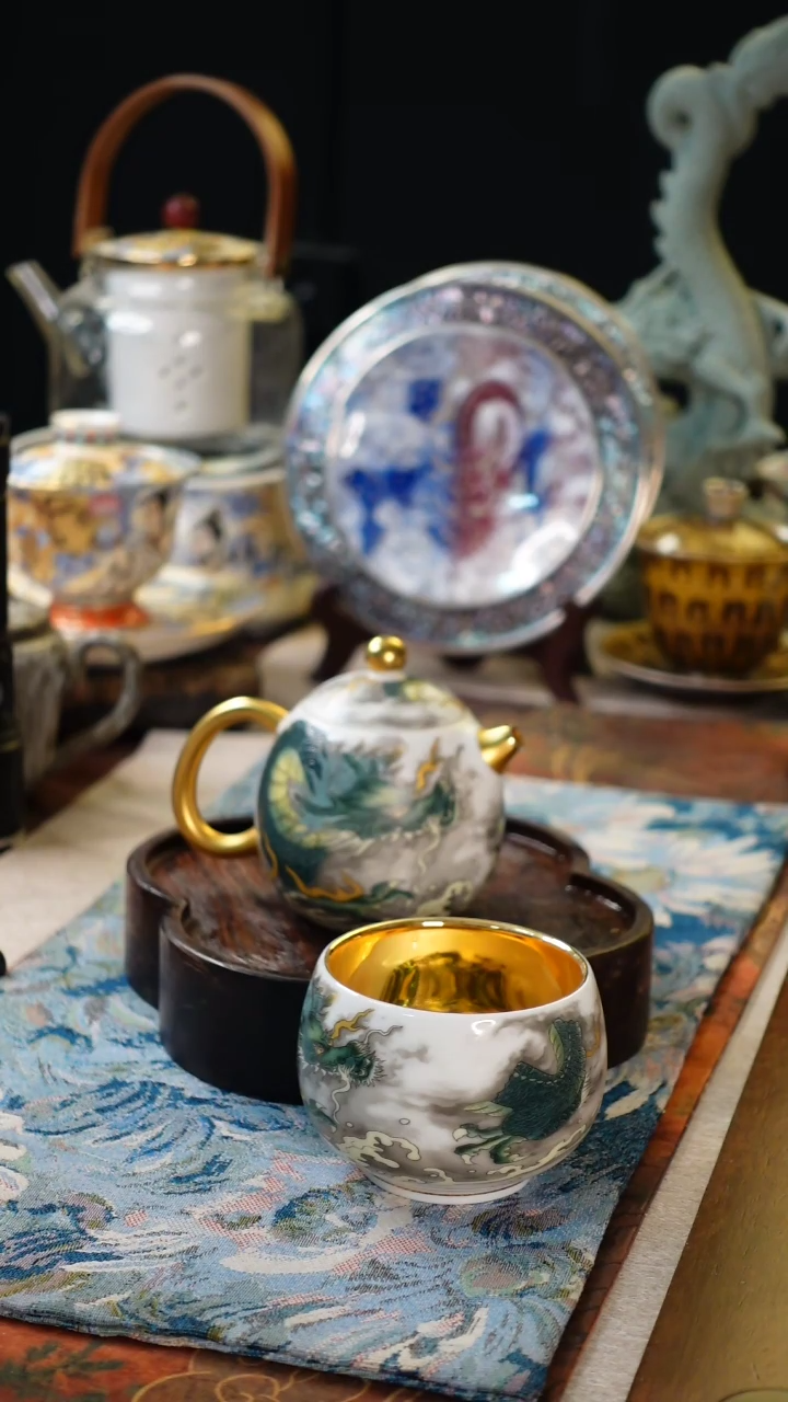 【闪购商品】龙蛋壶加主人杯两件