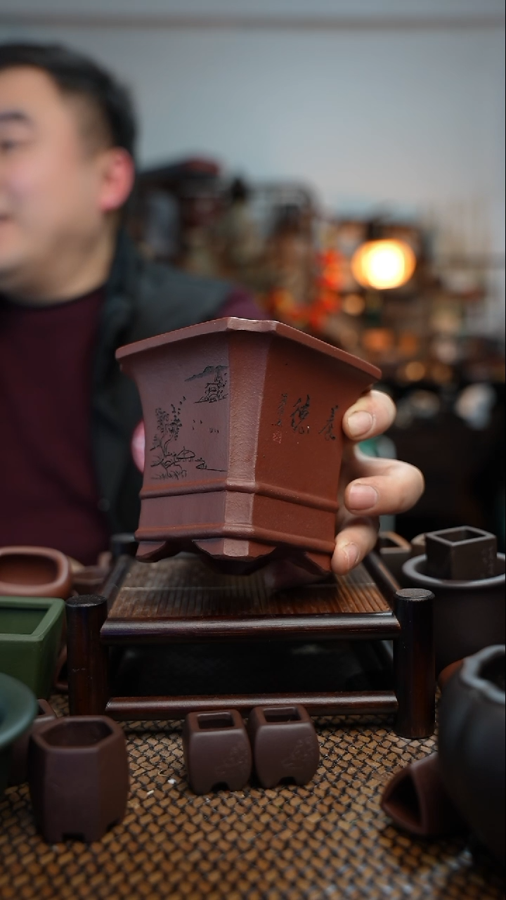 【闪购商品】紫砂花盆長木軒精品紫砂