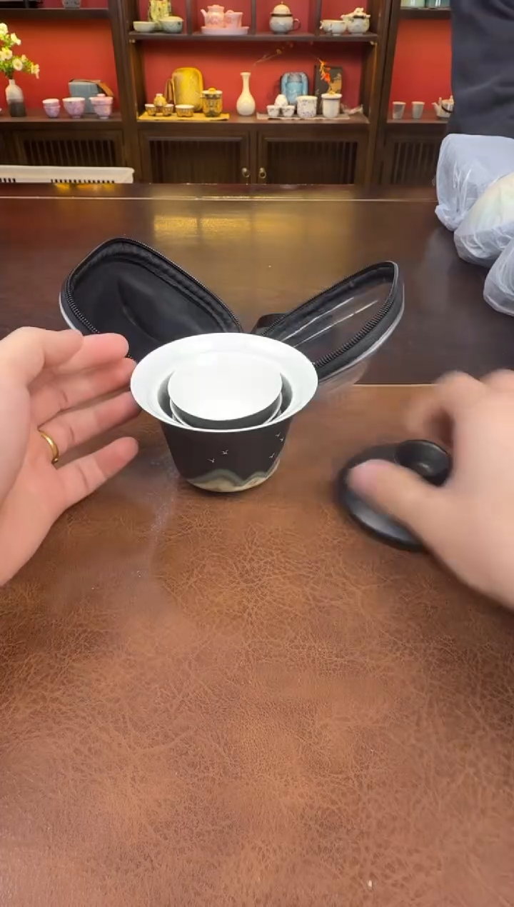 黑山水盖碗11111111111111