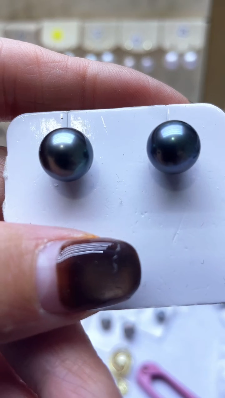 【闪购商品】海水珍珠耳饰银S925镶嵌2