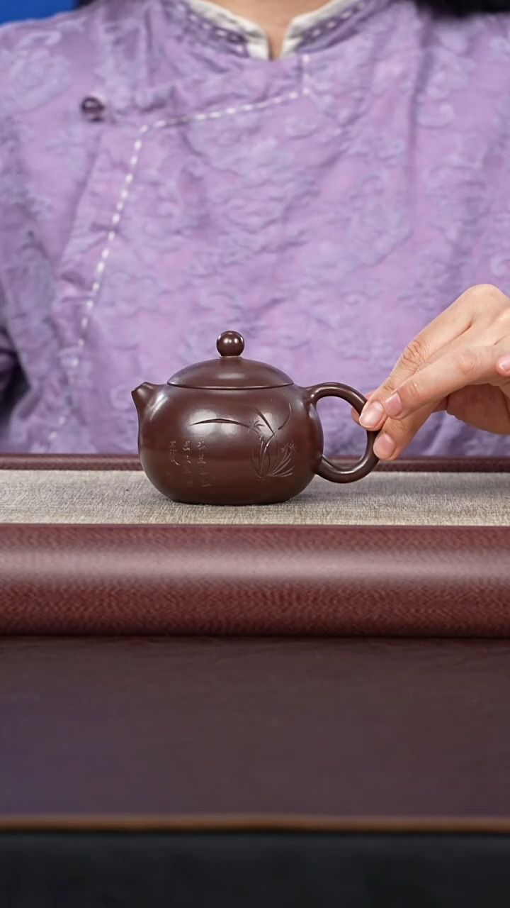 紫砂茶壶供春道婷婷紫砂23
