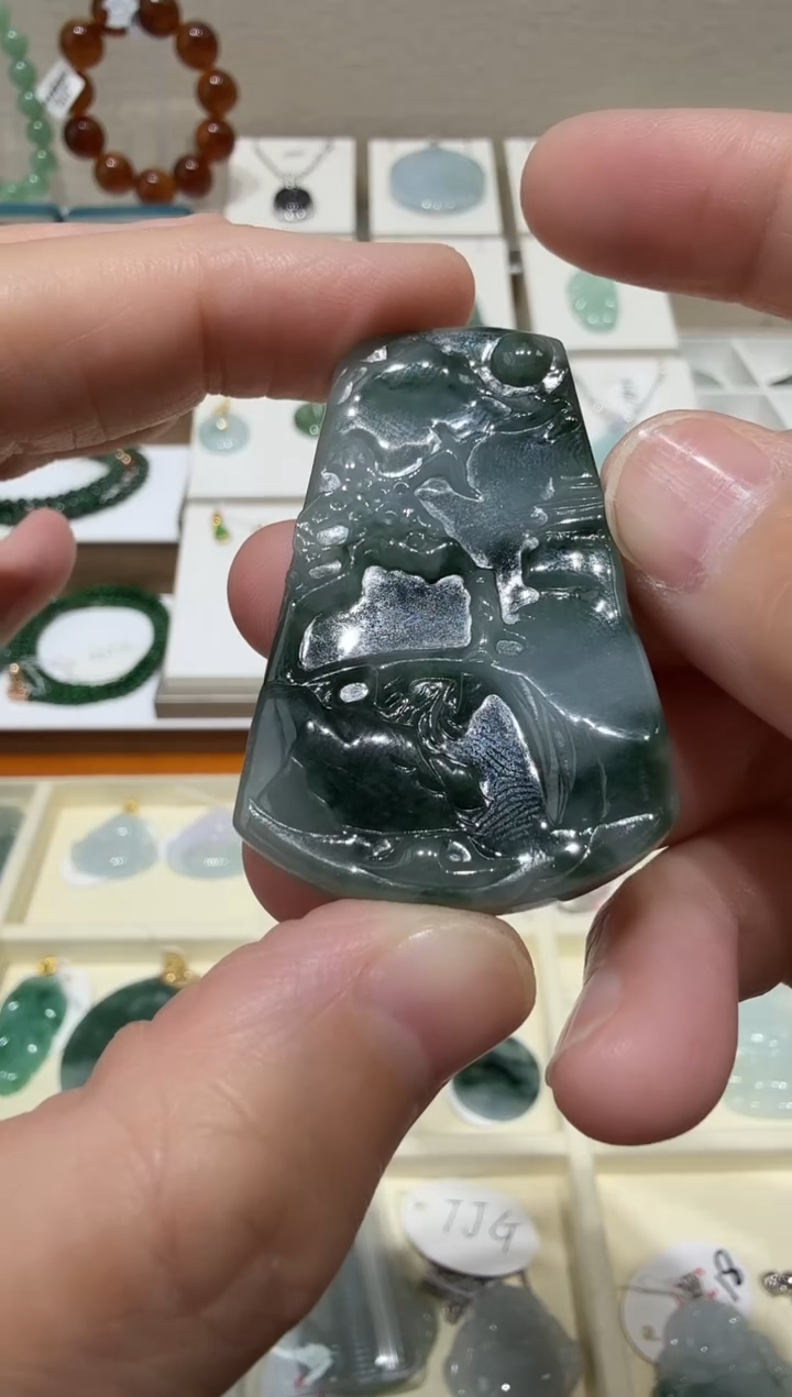 未镶嵌挂件翡翠A货翡翠多样性孤品