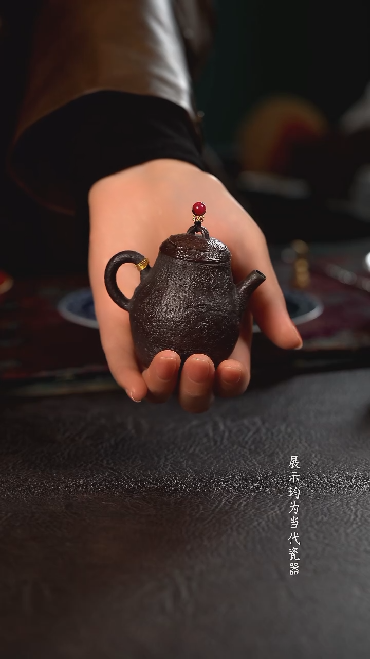 守***外90c伟壶柴烧小泡壶 兰芝