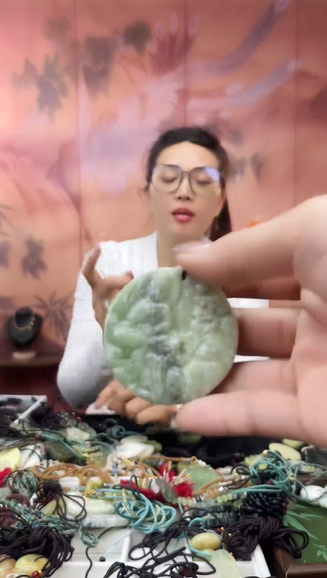 未镶嵌岫玉吊坠·