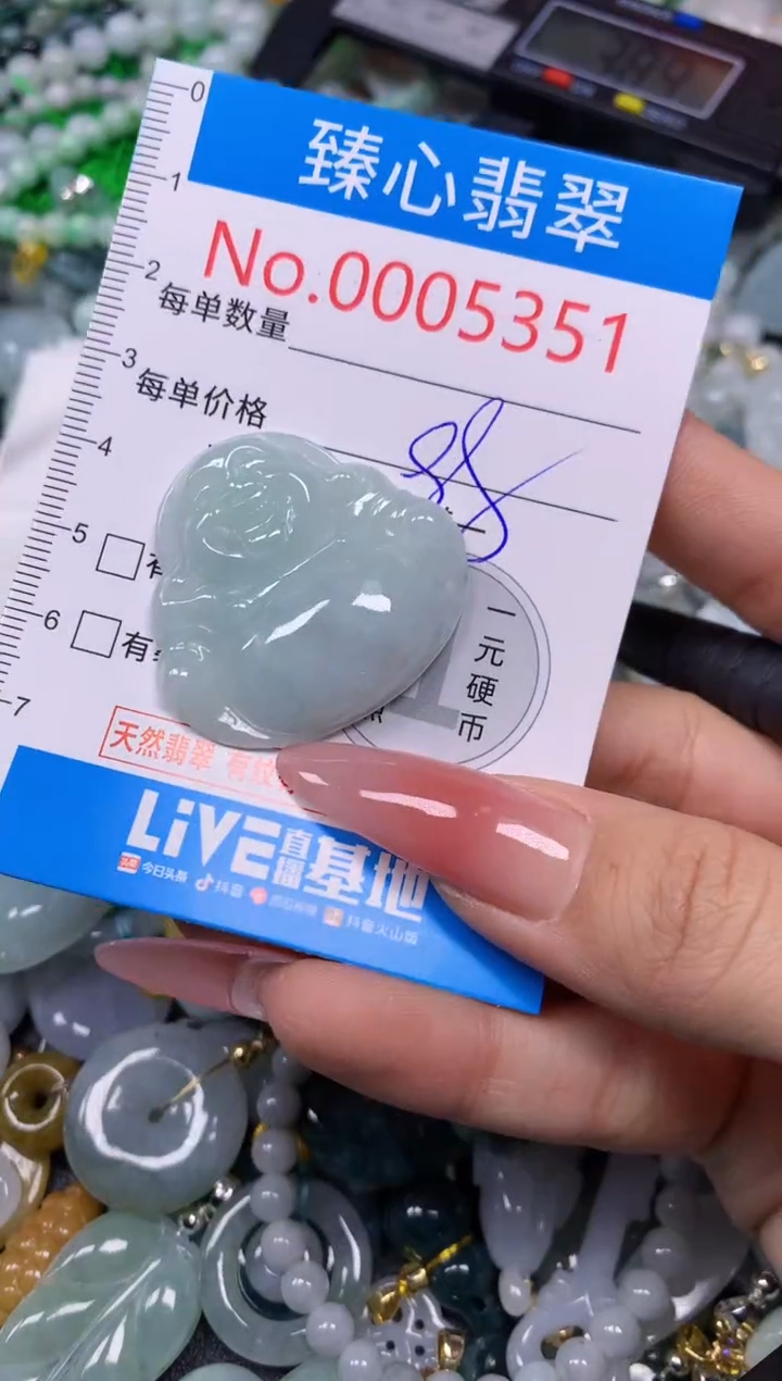 【闪购商品】翡翠颈饰未镶嵌含绳0005351