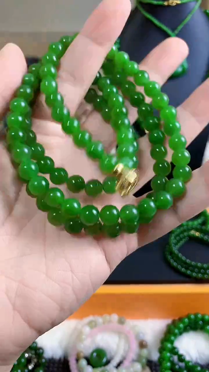 【闪购商品】和田玉（碧玉）项链未镶嵌8