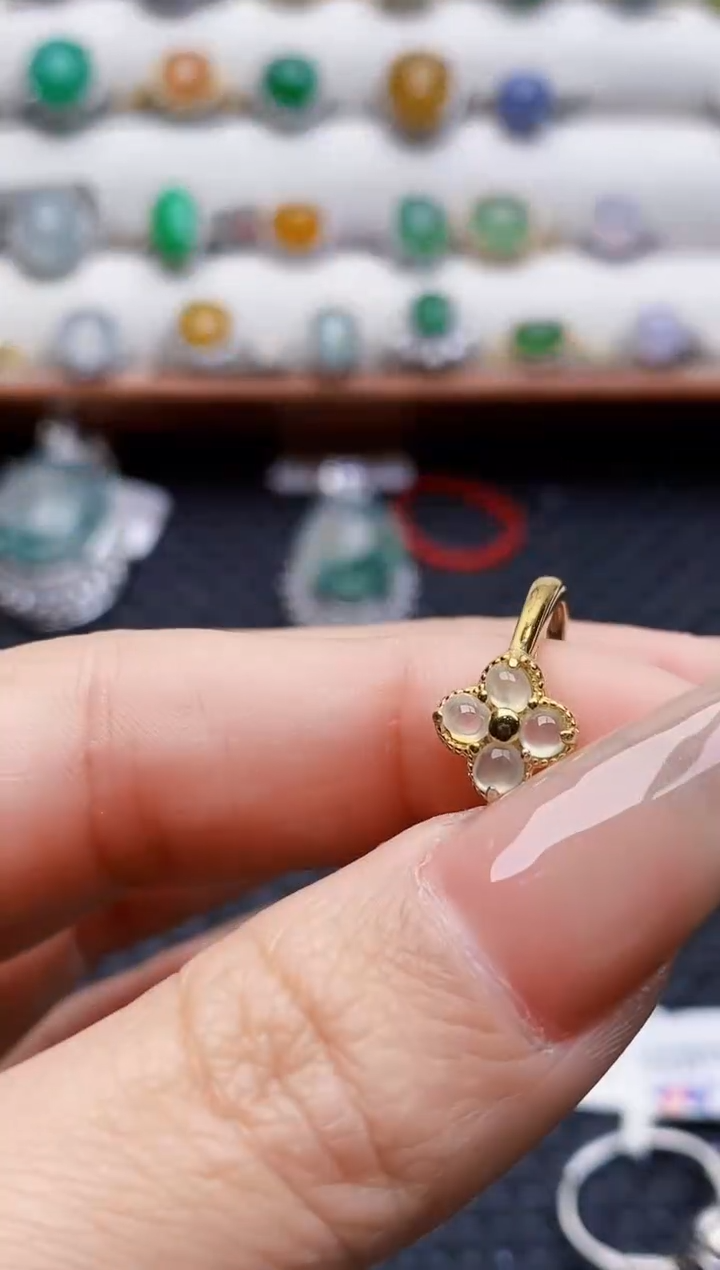 银S925镶嵌戒指翡翠2767