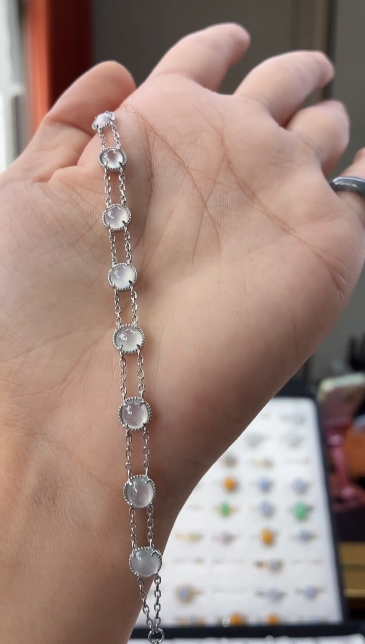 颈饰银S925镶嵌翡翠111111111111111111