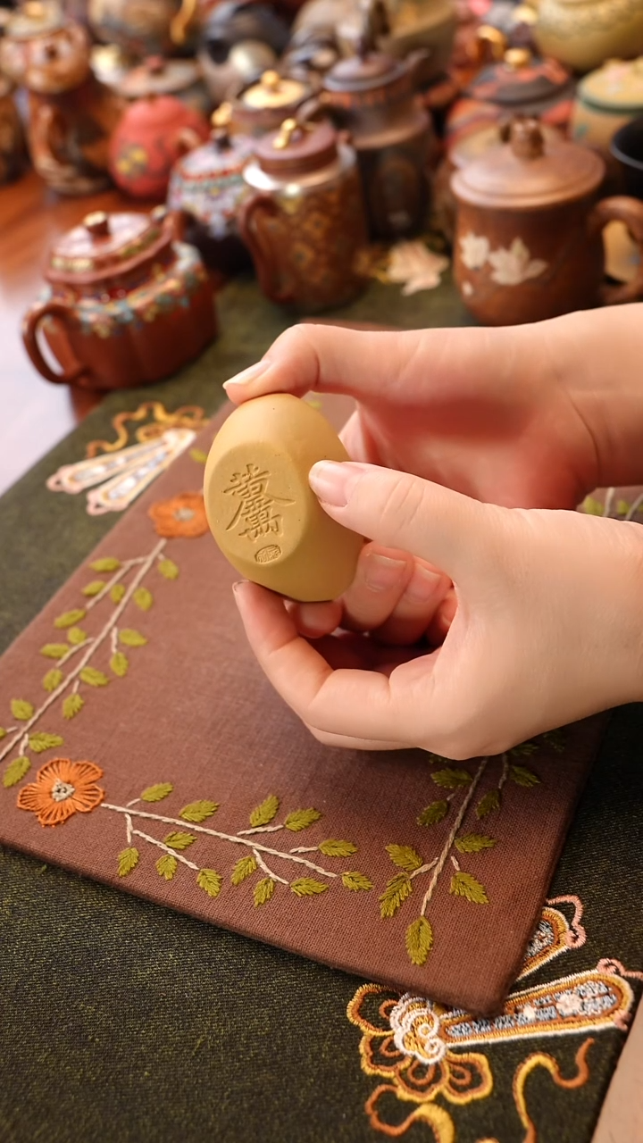 茶壶紫砂段泥元宝