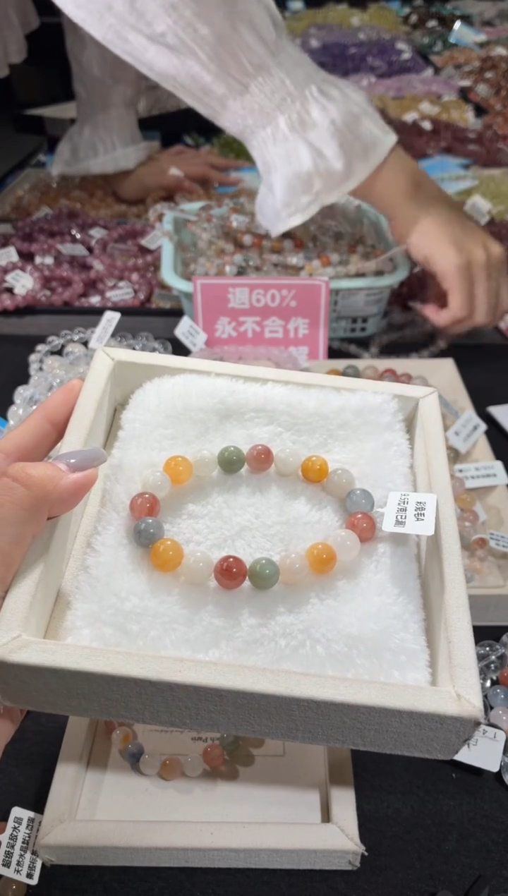 未镶嵌手链水晶303号 多样性发一A  10+