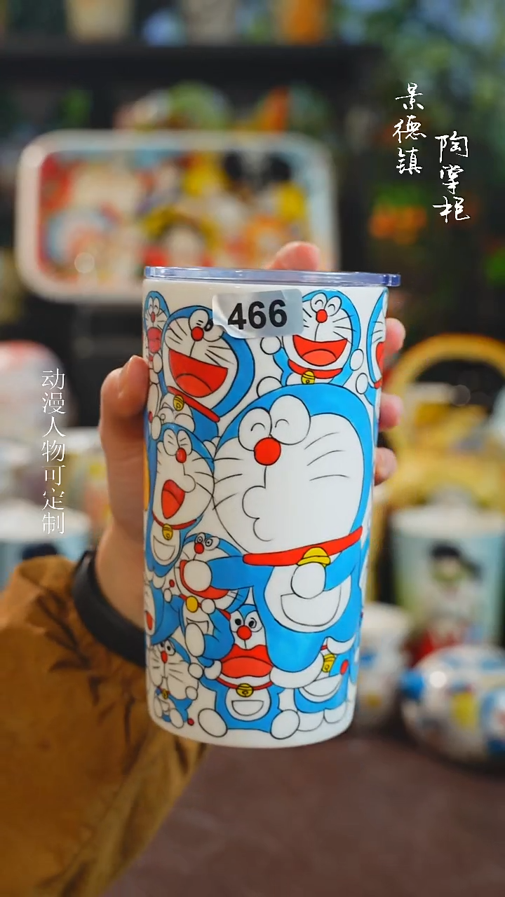 景德镇高温釉下彩纯手工手绘466