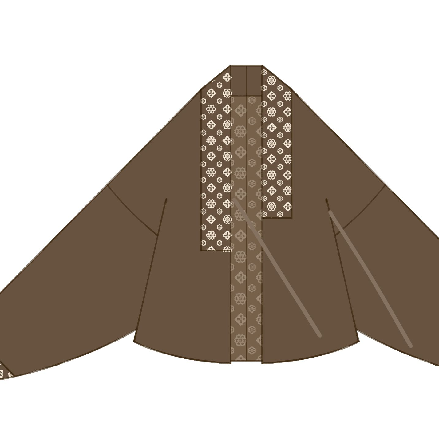 南拾国风汉服明制对穿弓袋袖