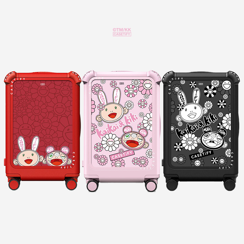 【7天内发货】村上隆 x CASETiFY 联名系列 KAIKAI AND KIKI 行李箱