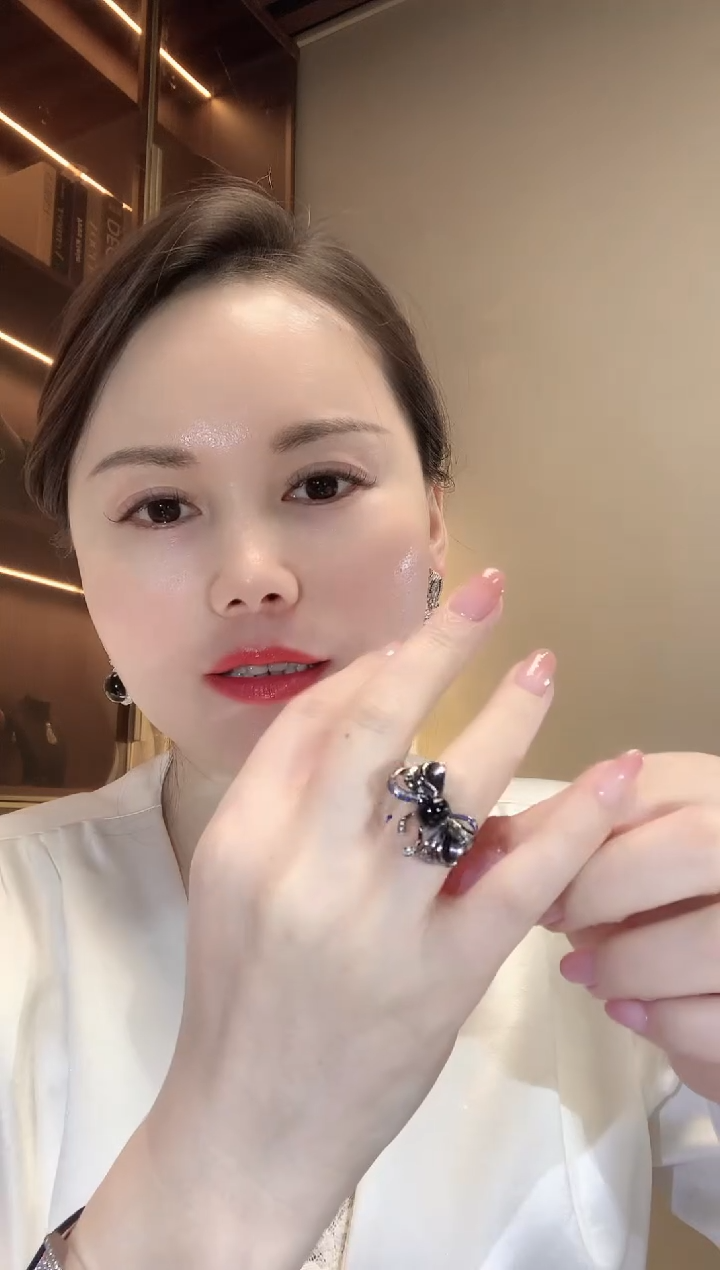 【闪购商品】翡翠戒指18K金镶嵌C96 翡翠