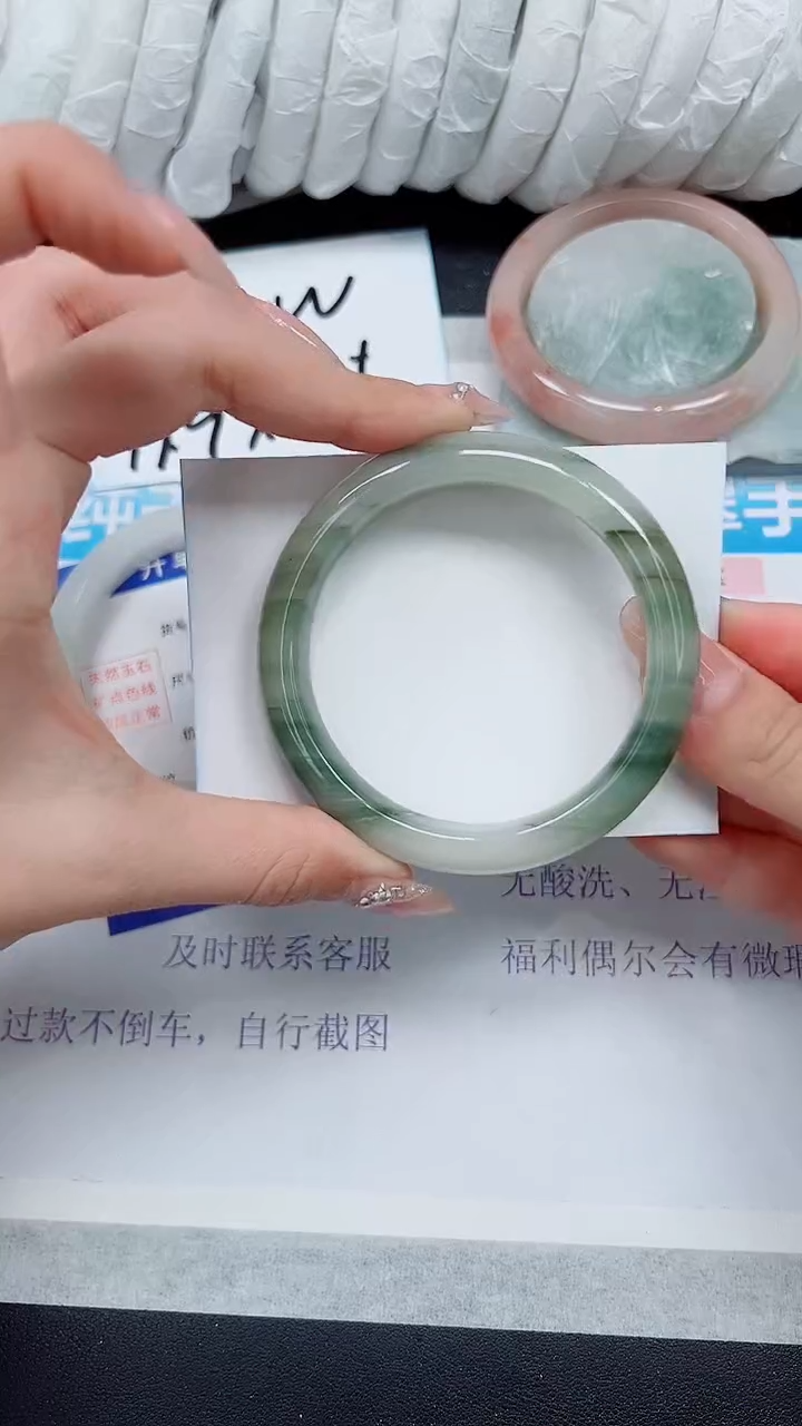 【闪购商品】石英质玉手镯未镶嵌A186-58/59