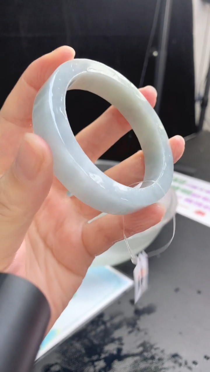 【闪购商品】定制翡翠手镯未镶嵌31 56-57正