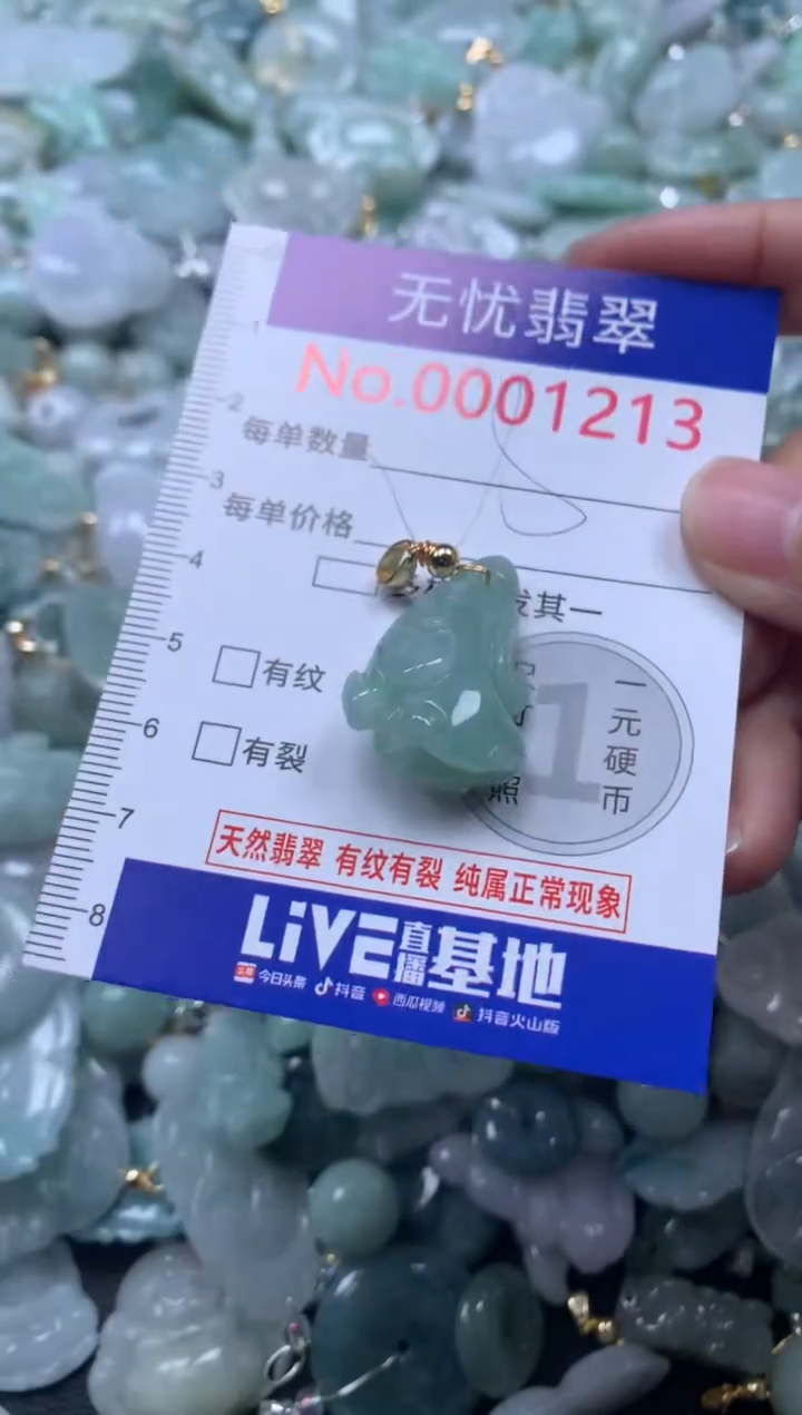 颈饰未镶嵌翡翠1213