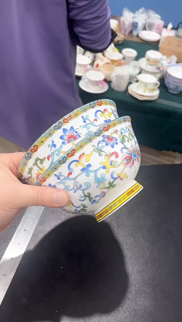 杯子骨瓷小*（简装）6寸碗2个