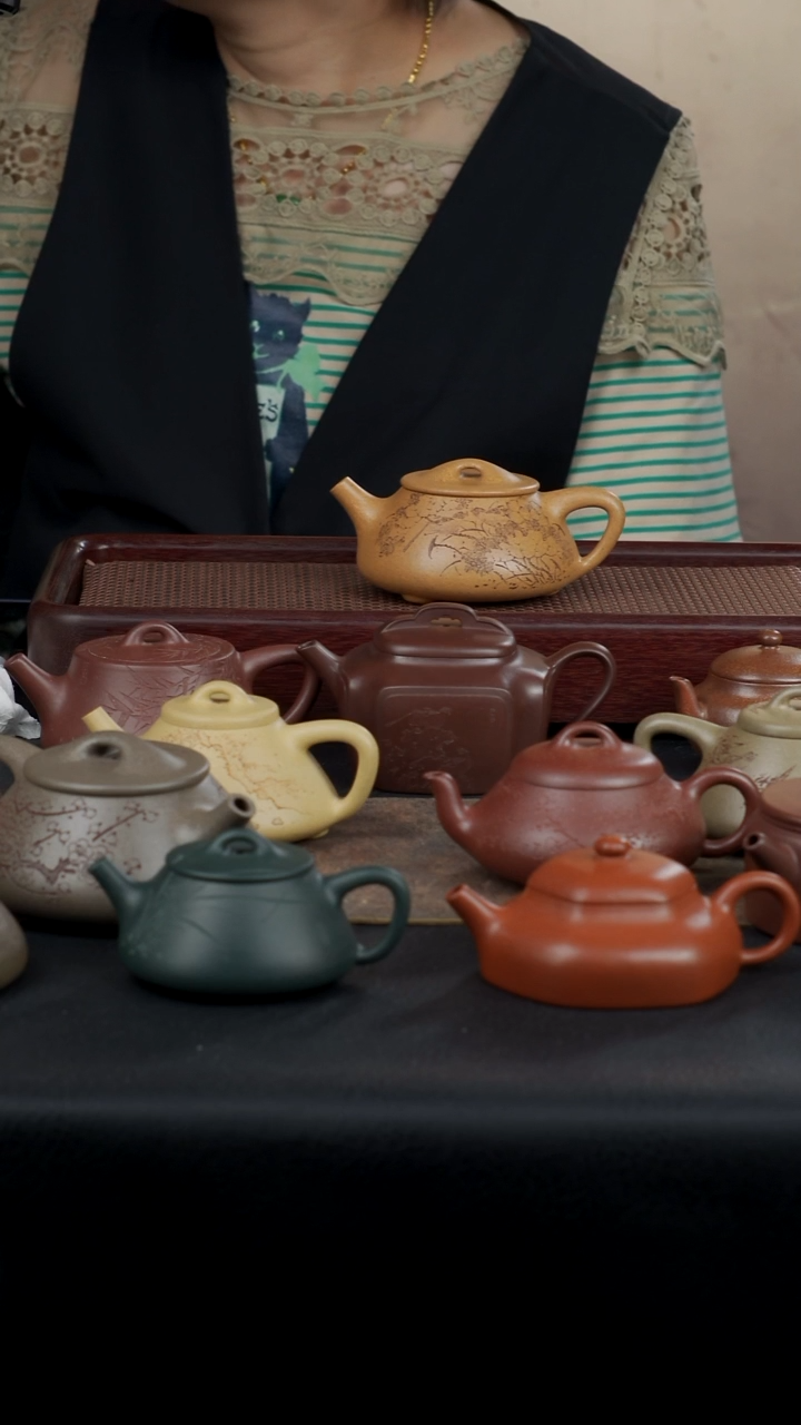 茶壶紫砂莫***特景舟石瓢全手工黄金段泥