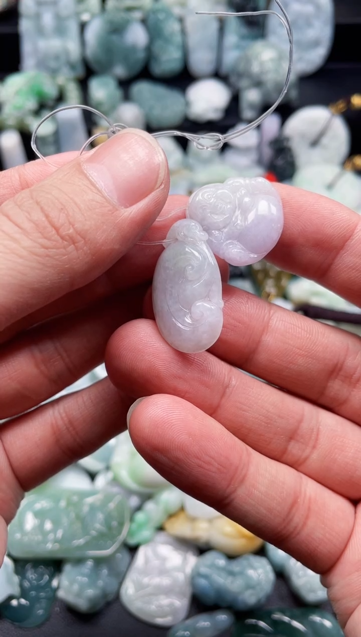 翡翠未镶嵌颈饰天然翡翠a货
