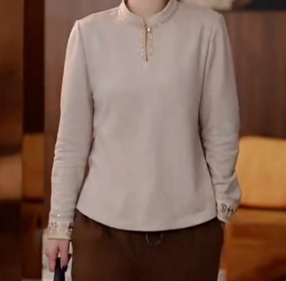 新中式2025德绒针织百搭新国风气质高定冬季时尚打底上衣