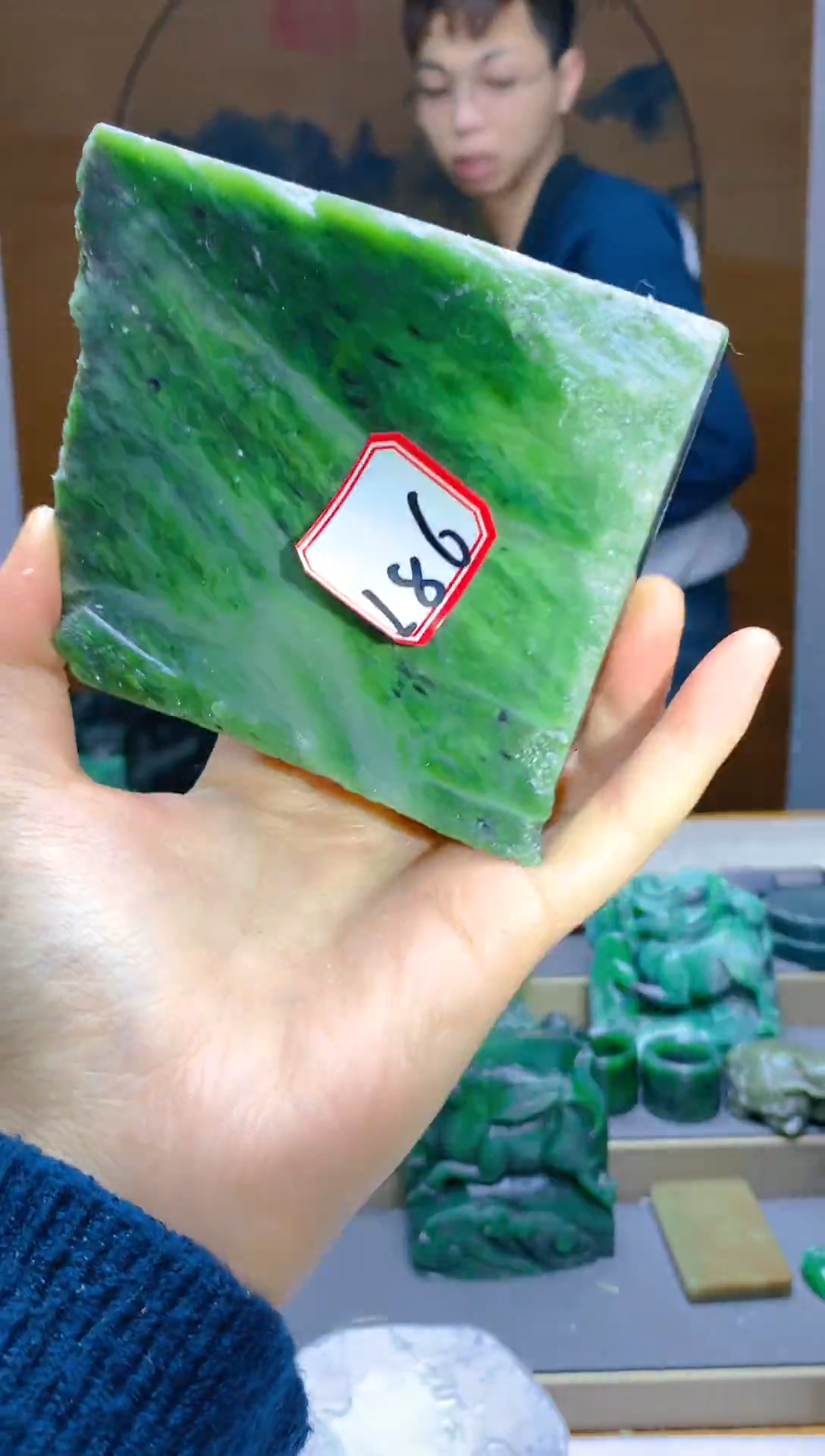 【闪购商品】和田玉（碧玉）珠宝半成品未镶嵌1