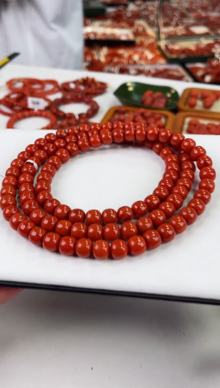 【闪购商品】南红玛瑙瓦西多圈9+未镶嵌一个/条