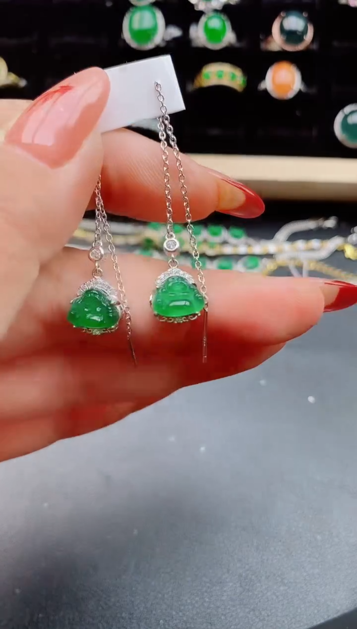 【闪购商品】翡翠戒指银S925镶嵌21321