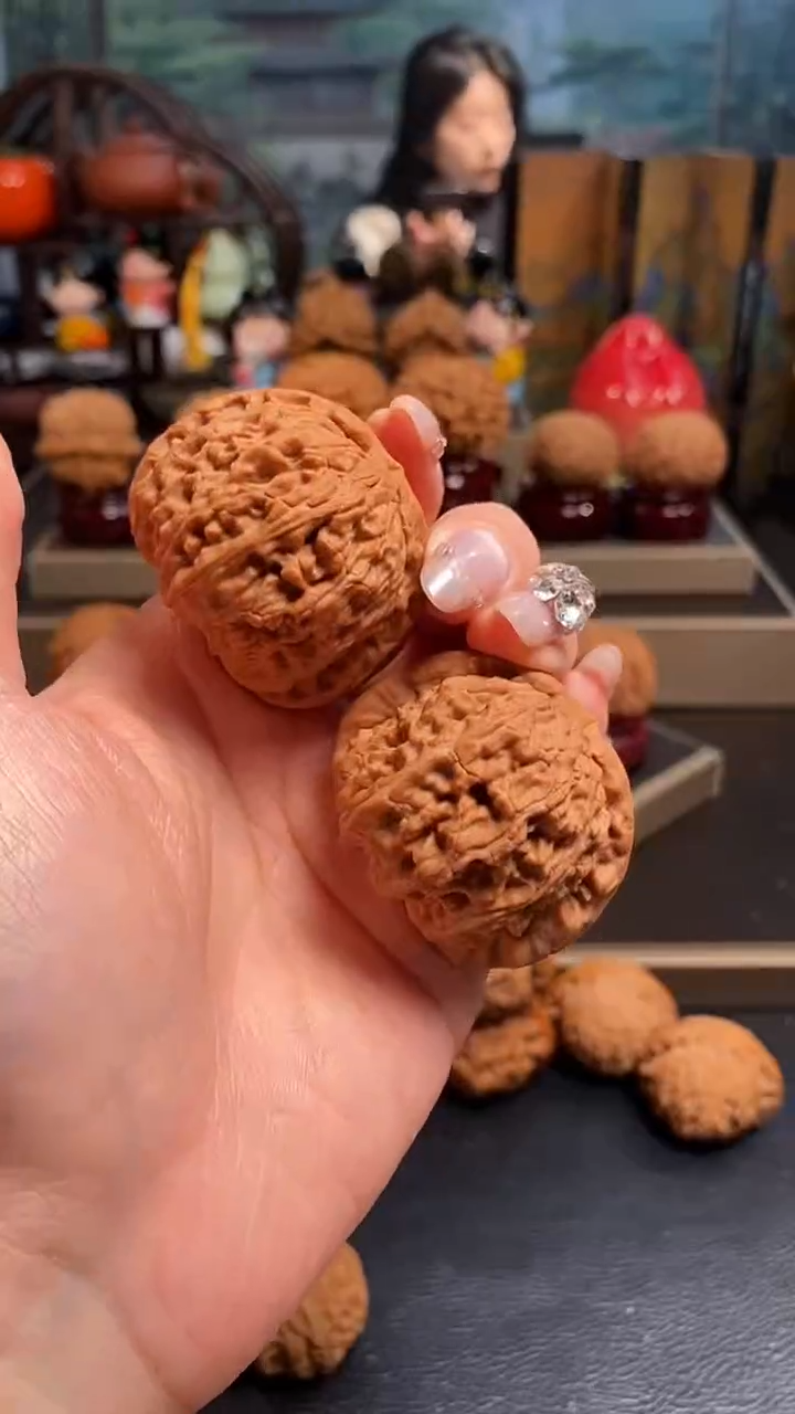 【闪购商品】文玩核桃吊坠K312白狮子43