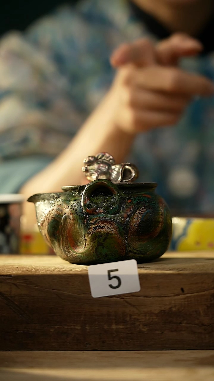 【闪购商品】瓷片新品设计师手作款 大漆手刷系列 小钱