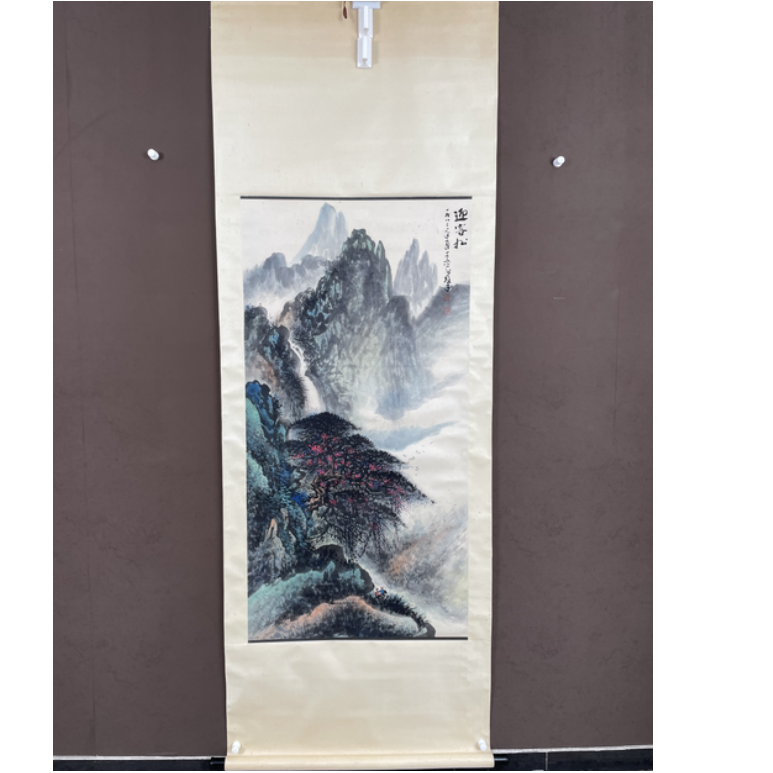 L-Z-Z强-2719 黎雄才 山水画 132cm*68cm 轴-A