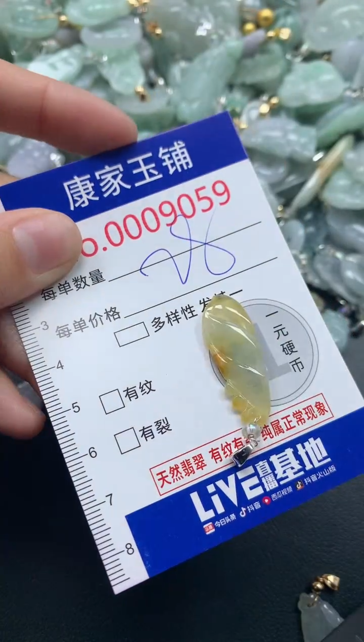 颈饰未镶嵌翡翠9059