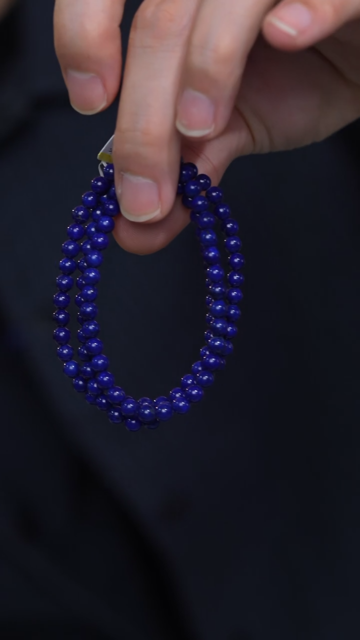 【闪购商品】青金石手串未镶嵌青金石多圈/多样性发其一
