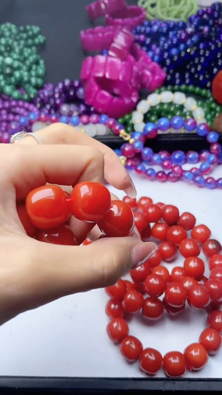 南红玛瑙未镶嵌颈饰116