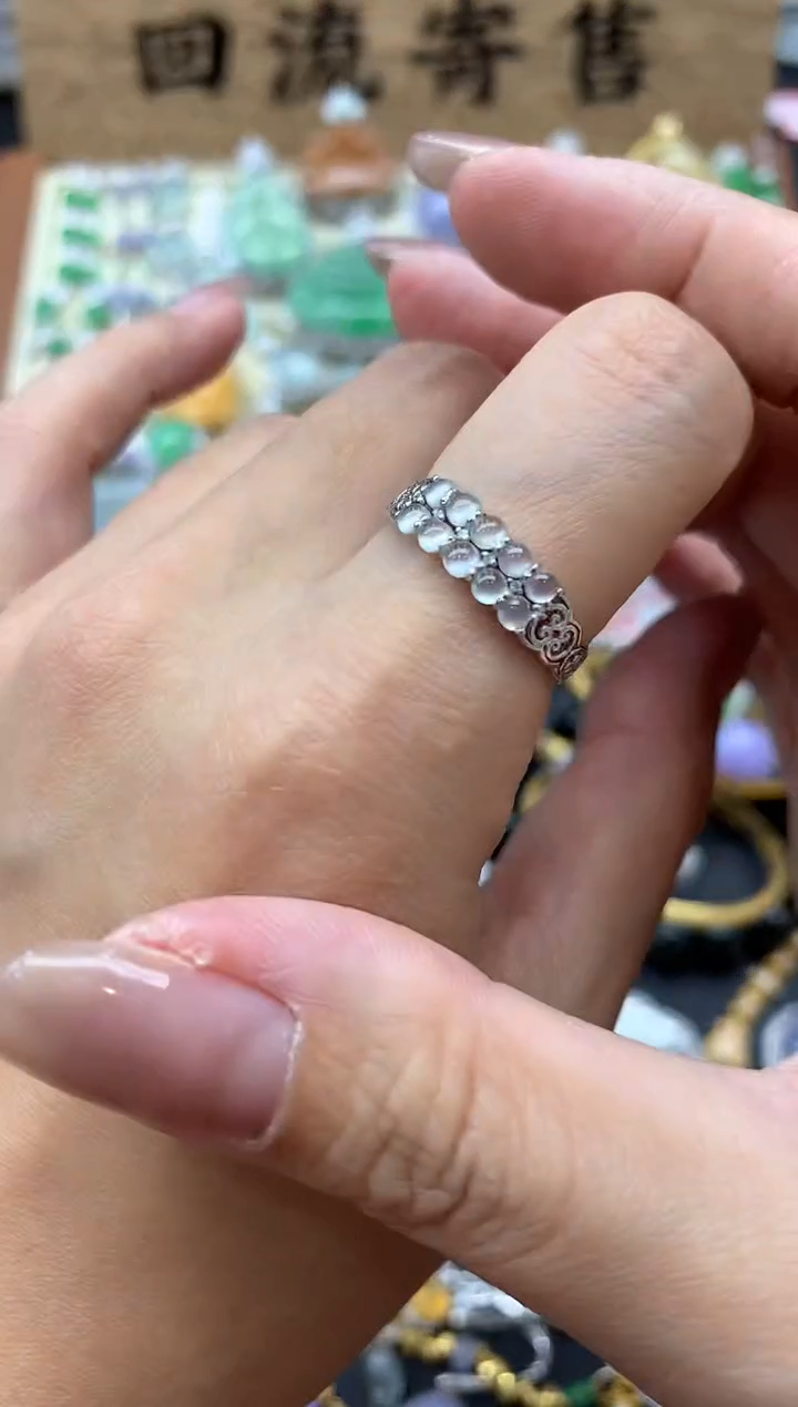 【闪购商品】翡翠戒指18K金镶嵌414-中国好珍宝