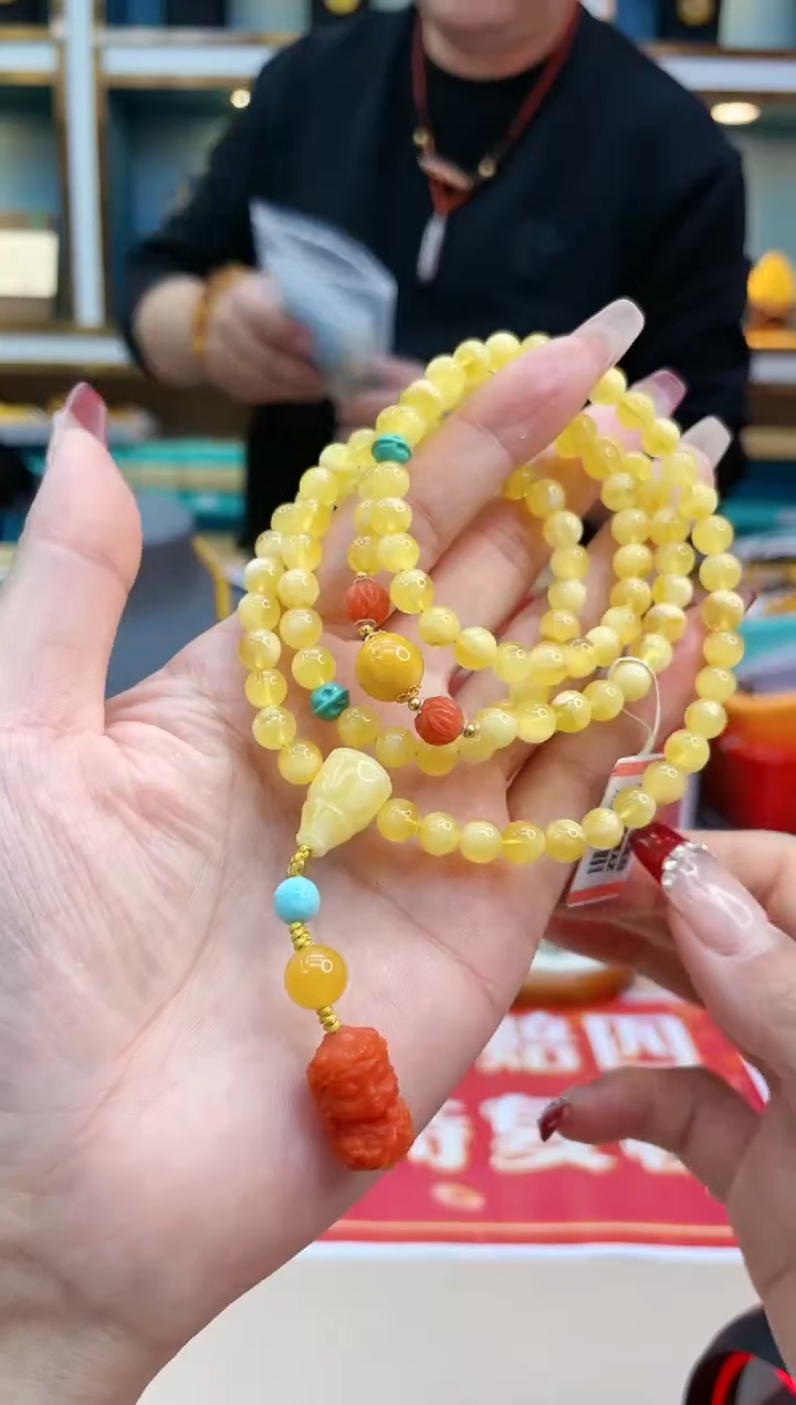 【闪购商品】蜜蜡裸石18K金镶嵌@@ZY30904019