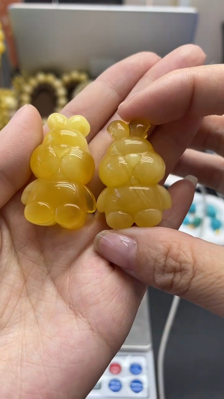 琥珀未镶嵌珠宝奇石474多样性发其一默认有瑕