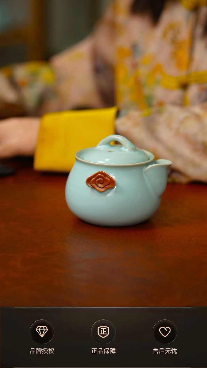 天青新品手抓壶不完美 简装