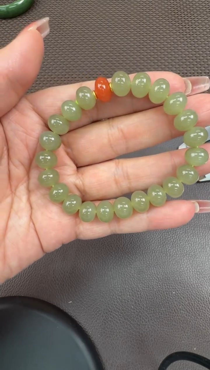 【闪购商品】和田玉手串未镶嵌9-10