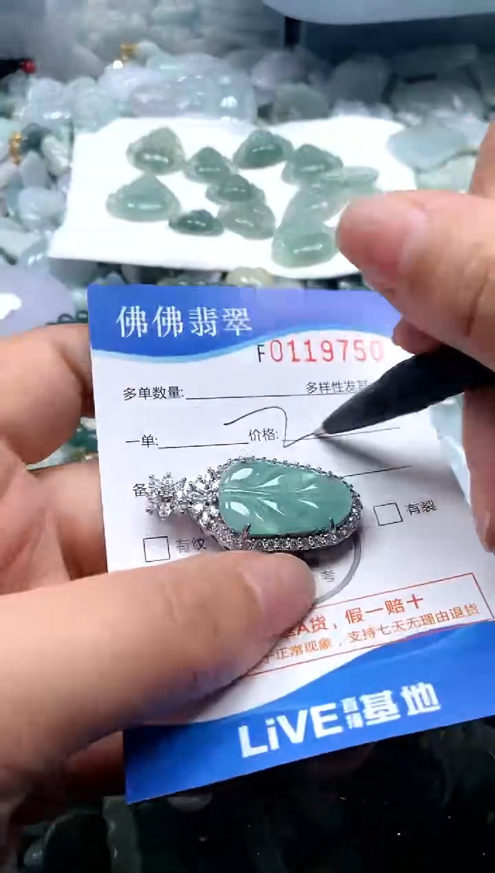 【闪购商品】翡翠颈饰未镶嵌闪购商品0119750